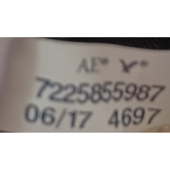 American Eagle Denim Shorts Sz 0 High Rise Shortie Distressed Thrashed Damaged - Picture 11 of 12